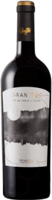 7,95 € Spedizione Gratuita | Vino Rosso Hill Gran Toc Crianza — Invecchiato in Botte D.O. Penedès Catalogna Spagna Tempranillo, Merlot 75 cl