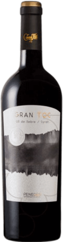 7,95 € Envoi gratuit | Vin rouge Hill Gran Toc Crianza D.O. Penedès Catalogne Espagne Tempranillo, Merlot Bouteille 75 cl