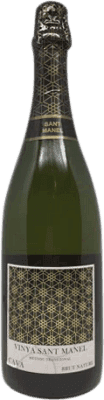 5,95 € 免费送货 | 白起泡酒 Hill Vinya Sant Manel Brut Nature 年轻的 D.O. Cava 加泰罗尼亚 西班牙 Macabeo, Xarel·lo, Parellada 瓶子 75 cl