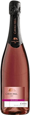 4,95 € 免费送货 | 玫瑰气泡酒 Hill Rosat 1887 香槟 年轻的 D.O. Cava 加泰罗尼亚 西班牙 Grenache, Monastrell 瓶子 75 cl