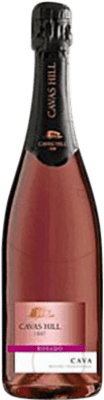 4,95 € Kostenloser Versand | Rosé Sekt Hill Rosat 1887 Brut Jung D.O. Cava Katalonien Spanien Grenache, Monastrell Flasche 75 cl