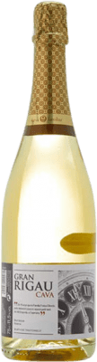14,95 € Envio grátis | Espumante Branco Caves Freixa Rigau Brut de Bruts Brut — Bruto Grande Reserva D.O. Cava Catalunha Espanha Macabeo, Xarel·lo, Parellada 75 cl