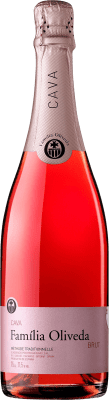8,95 € Spedizione Gratuita | Spumante Rosato Oliveda Família Brut Riserva D.O. Cava Catalogna Spagna Garnacha — Grenache, Trepat 75 cl