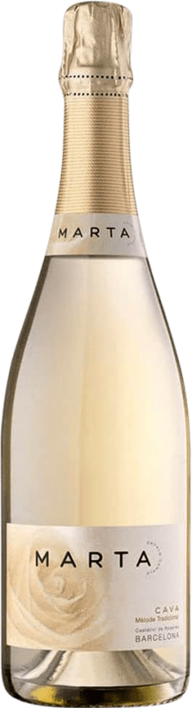 15,95 € Envoi gratuit | Vin Mousseux Blanc Caves Ramón Canals Marta Joia Brut Réserve D.O. Cava Catalogne Espagne Macabeo — Macabeu, Xarel·lo, Parellada Eco — Biologique Bouteille 75 cl