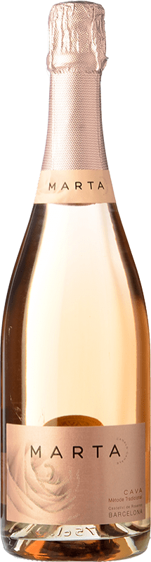 15,95 € 送料無料 | ロゼのスパークリングワイン Caves Ramón Canals Marta Passió Brut — ブリュット Rosé — ロゼ レセルバ D.O. Cava カタロニア スペイン Garnacha — グルナッシュ, Macabeo — マカベオ, Xarel·lo — チャレッロ, Parellada — パレリャーダ 75 cl