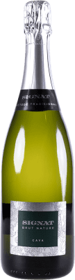 13,95 € Envío gratis | Espumoso blanco Caves Signat Brut Nature Reserva D.O. Cava Cataluña España Macabeo, Xarel·lo, Chardonnay, Parellada Botella 75 cl