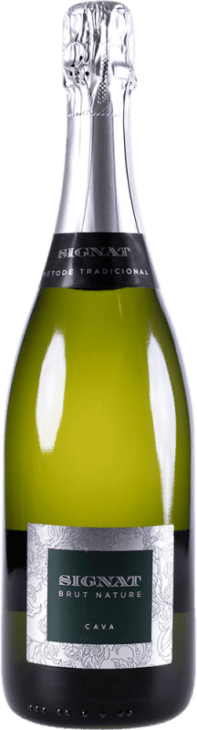 13,95 € Бесплатная доставка | Белое игристое Caves Signat Природа Брута Резерв D.O. Cava Каталония Испания Macabeo, Xarel·lo, Chardonnay, Parellada бутылка 75 cl