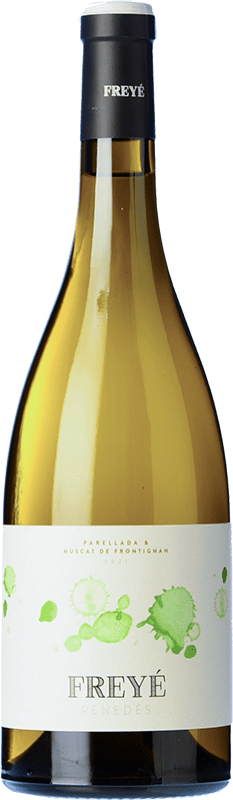 12,95 € Envío gratis | Vino blanco Vallformosa Masía Freyé Joven D.O. Penedès Cataluña España Moscato, Parellada Botella 75 cl