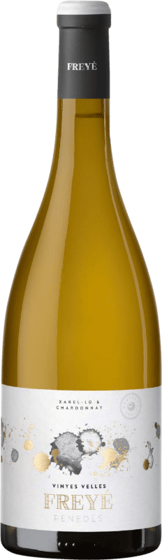 12,95 € Envio grátis | Vinho branco Vallformosa Masía Freyé Jovem D.O. Penedès Catalunha Espanha Xarel·lo, Chardonnay Garrafa 75 cl