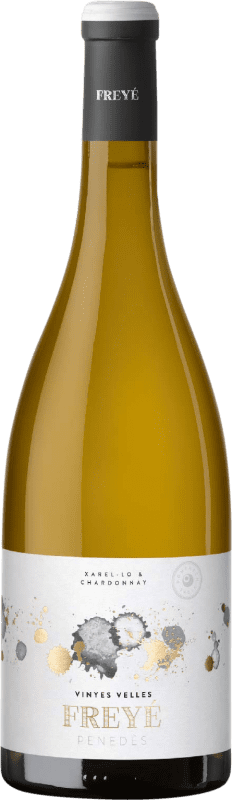 12,95 € Envío gratis | Vino blanco Vallformosa Masía Freyé Joven D.O. Penedès Cataluña España Xarel·lo, Chardonnay Botella 75 cl