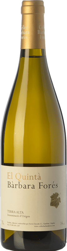 29,95 € Spedizione Gratuita | Vino Bianco Celler Barbara Fores El Quinta Crianza — Invecchiato in Botte D.O. Terra Alta Catalogna Spagna Garnacha — Grenache 75 cl