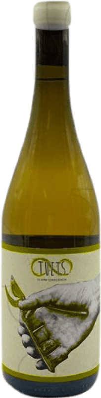10,95 € 免费送货 | 白酒 Celler Tuets 年轻的 加泰罗尼亚 西班牙 Grenache White 瓶子 75 cl