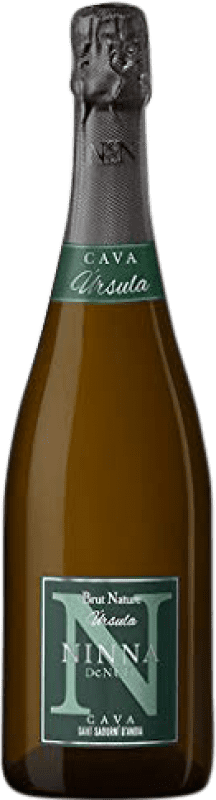 6,95 € 免费送货 | 白起泡酒 Bellmunt del Priorat Ninna de Nuit Úrsula Brut Nature 年轻的 D.O. Cava 加泰罗尼亚 西班牙 Macabeo, Chardonnay, Parellada 瓶子 75 cl