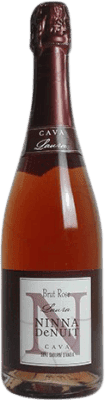 6,95 € Envío gratis | Espumoso Rosado Bellmunt del Priorat Ninna de Nuit Laura Brut Rosé — Rosado Joven D.O. Cava Cataluña España Pinot Negro, Trepat 75 cl