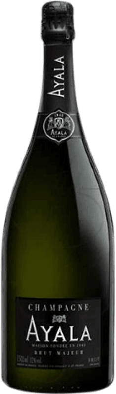 123,95 € Envio grátis | Espumante branco Maison Ayala Majeur Brut Grande Reserva A.O.C. Champagne França Pinot Preto, Chardonnay, Pinot Meunier Garrafa Magnum 1,5 L