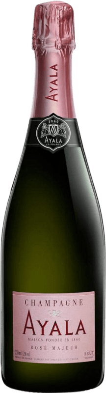 69,95 € 送料無料 | ロゼスパークリングワイン Maison Ayala Rosé Majeur Brut グランド・リザーブ A.O.C. Champagne フランス Pinot Black, Chardonnay, Pinot Meunier ボトル 75 cl