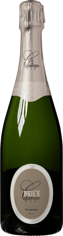 22,95 € 送料無料 | 白スパークリングワイン Brice Tradition Brut グランド・リザーブ A.O.C. Champagne フランス ボトル 75 cl