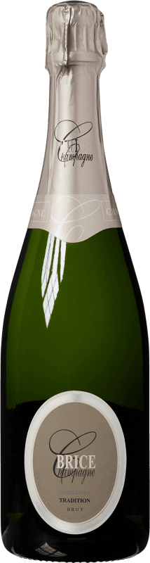 21,95 € Envío gratis | Espumoso blanco Brice Tradition Brut Gran Reserva A.O.C. Champagne Francia Botella 75 cl