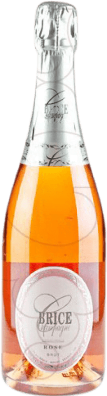 38,95 € Envoi gratuit | Vin Mousseux Rosé Brice Rosé Brut Grande Réserve A.O.C. Champagne France Bouteille 75 cl
