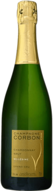 63,95 € Envio grátis | Espumante branco Corbon Cuvée Avize Brut Grande Reserva A.O.C. Champagne França Chardonnay Garrafa 75 cl