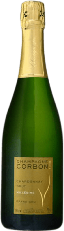 63,95 € Spedizione Gratuita | Spumante Bianco Corbon Avize Brut Cuvée Gran Riserva A.O.C. Champagne Francia Chardonnay 75 cl