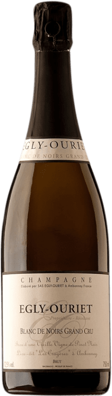 173,95 € Envio grátis | Espumante branco Egly-Ouriet Blanc de Noirs Grand Cru Brut Grande Reserva A.O.C. Champagne França Pinot Preto Garrafa 75 cl