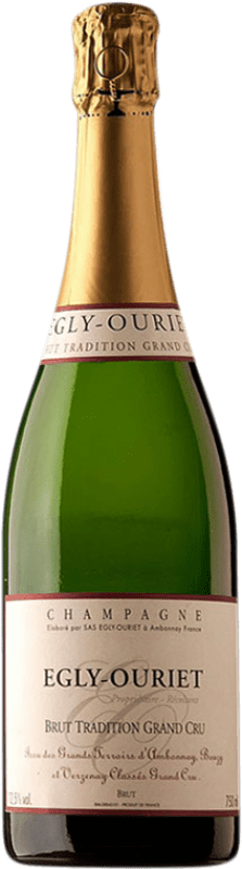 79,95 € 送料無料 | 白スパークリングワイン Egly-Ouriet Tradition Grand Cru Brut グランド・リザーブ A.O.C. Champagne シャンパン フランス Pinot Black, Chardonnay ボトル 75 cl