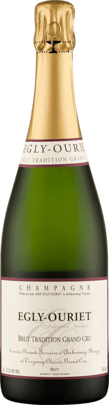 83,95 € Envío gratis | Espumoso Blanco Egly-Ouriet Brut Traditional — Tradicional, Grand Cru Gran Reserva A.O.C. Champagne Champagne Francia Pinot Negro, Chardonnay 75 cl