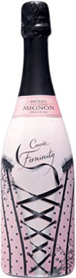 55,95 € Envio grátis | Espumante branco Pierre Mignon Cuvée Feminity Brut Grande Reserva A.O.C. Champagne França Pinot Preto, Chardonnay, Pinot Meunier Garrafa 75 cl