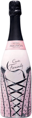 58,95 € Kostenloser Versand | Weißer Sekt Pierre Mignon Cuvée Feminity Brut Große Reserve A.O.C. Champagne Frankreich Spätburgunder, Chardonnay, Pinot Meunier Flasche 75 cl