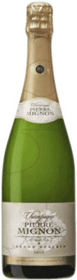 47,95 € Envío gratis | Espumoso Blanco Pierre Mignon Brut Gran Reserva A.O.C. Champagne Francia Pinot Negro, Chardonnay, Pinot Meunier 75 cl