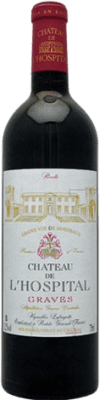 19,95 € Бесплатная доставка | Красное вино Château de l'Hospital старения A.O.C. Bordeaux Франция Merlot, Cabernet Sauvignon бутылка 75 cl