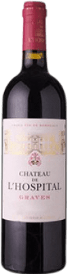 6,95 € 免费送货 | 红葡萄酒 Château de l'Hospital Crianza — 陈酿 A.O.C. Bordeaux 法国 半瓶装 37 cl