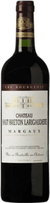 62,95 € Free Shipping | Red wine Château Haut-Breton Larigaudiere Kósher A.O.C. Bordeaux France Merlot, Cabernet Sauvignon Bottle 75 cl