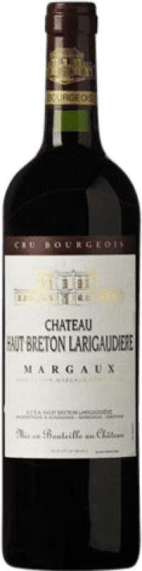 62,95 € Spedizione Gratuita | Vino rosso Château Haut-Breton Larigaudiere Kósher A.O.C. Bordeaux Francia Merlot, Cabernet Sauvignon Bottiglia 75 cl
