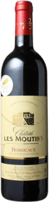 9,95 € Spedizione Gratuita | Vino rosso Château Haut-Pougnan Château les Moutins Crianza A.O.C. Bordeaux Francia Merlot, Cabernet Sauvignon, Cabernet Franc Bottiglia 75 cl