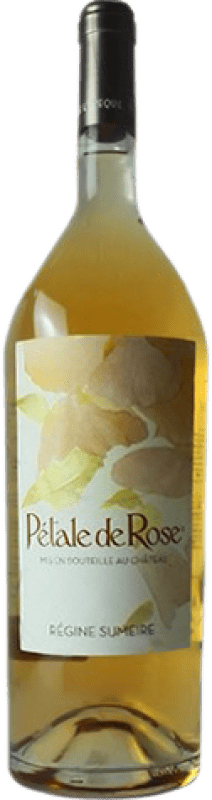 49,95 € Бесплатная доставка | Розовое вино Château La Tour de l'Eveque Pétale de Rose молодое A.O.C. France Франция Syrah — Сира, Garnacha — Гренаш, Cabernet Sauvignon — Каберне Совиньон, Monastrell — Монастрель, Malvasia — Мальвасия, Cinsault — Сансо, Ugni — Уньи Бутылка Магнум 1,5 L