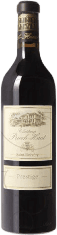 19,95 € Envio grátis | Vinho tinto Château Puech-Haut Prestige Crianza A.O.C. França França Syrah, Grenache, Mazuelo, Carignan Garrafa 75 cl