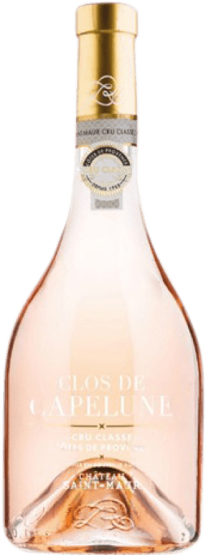 34,95 € Envio grátis | Vinho rosé Château Saint Maur Clos de Capelune Jovem A.O.C. França França Syrah, Grenache, Vermentino, Tibouren Garrafa 75 cl