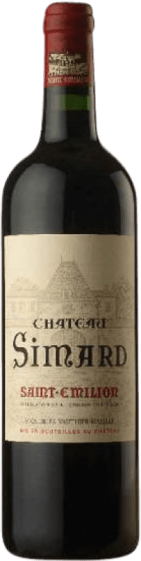 33,95 € Kostenloser Versand | Rotwein Château Simard Alterung A.O.C. Bordeaux Frankreich Merlot, Cabernet Franc Flasche 75 cl
