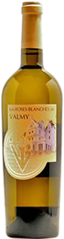 9,95 € Spedizione Gratuita | Vino bianco Château Valmy Les Roses Blanches Giovane A.O.C. Francia Francia Grenache Bianca, Viognier, Marsanne Bottiglia 75 cl