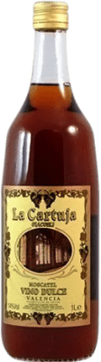 7,95 € 免费送货 | 强化酒 Cheste Agraria La Cartuja D.O. Valencia Levante 西班牙 Muscat 瓶子 1 L