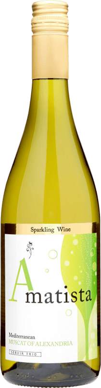 7,95 € Free Shipping | White sparkling Cheste Agraria Amatista D.O. Valencia Levante Spain Muscat Bottle 75 cl