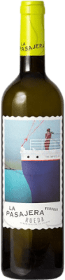 7,95 € Envio grátis | Vinho branco Malagueña By Victoria Ordóñez La Ola del Melillero Jovem D.O. Rueda Castela e Leão Espanha Verdejo Garrafa 75 cl