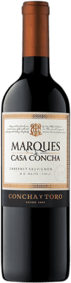 28,95 € 免费送货 | 红酒 Concha y Toro Marqués de Casa Concha I.G. Valle del Maipo 迈波谷 智利 Syrah, Cabernet Sauvignon, Cabernet Franc, Petit Verdot 瓶子 75 cl