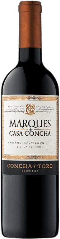 26,95 € Free Shipping | Red wine Concha y Toro Marqués de Casa Concha I.G. Valle del Maipo Maipo Valley Chile Syrah, Cabernet Sauvignon, Cabernet Franc, Petit Verdot Bottle 75 cl