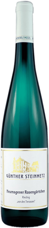 57,95 € 免费送货 | 白酒 Günther Steinmetz Neumagener Rosengärtchen Von den Terrassen Q.b.A. Mosel Mosel 德国 Riesling 瓶子 75 cl