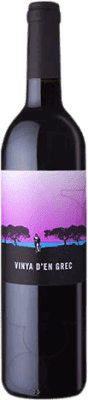6,95 € Spedizione Gratuita | Vino Rosso Sarral Vinya d'en Grec Giovane D.O. Catalunya Catalogna Spagna Tempranillo, Merlot, Cabernet Sauvignon 75 cl