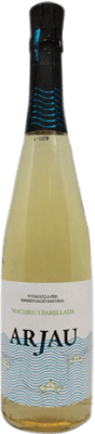 6,95 € Envoi gratuit | Vin Mousseux Blanc Sarral Arjau d'Agulla D.O. Conca de Barberà Catalogne Espagne Macabeo — Macabeu, Parellada Bouteille 75 cl