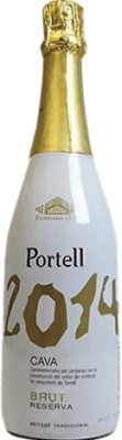 7,95 € 免费送货 | 白起泡酒 Sarral Portell 1914/2014 香槟 预订 D.O. Cava 加泰罗尼亚 西班牙 Macabeo, Parellada 瓶子 75 cl
